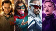 "Loki", "As Marvels", "Capitão América 4" e "Thunderbolts" estão entre os próximos lançamentos do Universo Cinematográfico da Marvel - Divulgação/Marvel Studios