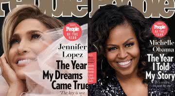 Jennifer Lopez e Michelle Obama estampam capas da revista People - Divulgação