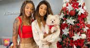 Ludmilla ao lado de Brunna Gonçalves em clique nas redes do Natal de 2019 - Instagram
