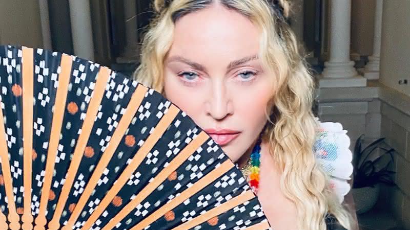 Madonna em publicação nas redes sociais - Reprodução/Instagram