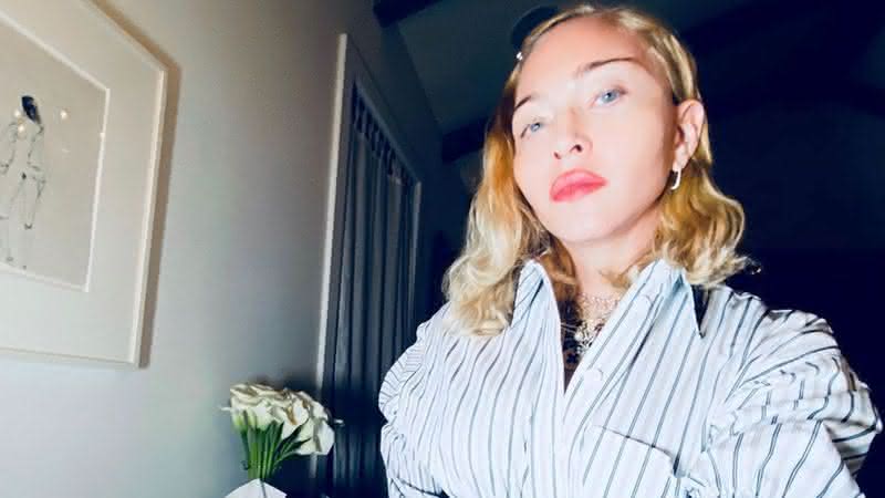 Madonna em clique nas redes sociais no dia de Natal - Instagram