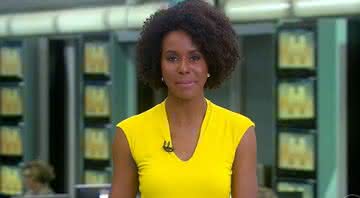 A apresentadora Maju Coutinho repostou um vídeo de uma garotinha negra se comparando a ela - Reprodução/TV Globo