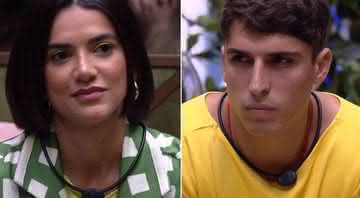 Manu Gavassi e Felipe Prior no Big Brother Brasil 20 - Transmissão Globo