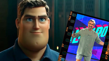 Marcos Mion revelou que uma das principais motivações para topar fazer Buzz Lightyear em "Lightyear" era poder ver a cara dos filhos com a notícia - Globo/João Miguel Júnior/Divulgação/Disney-Pixar