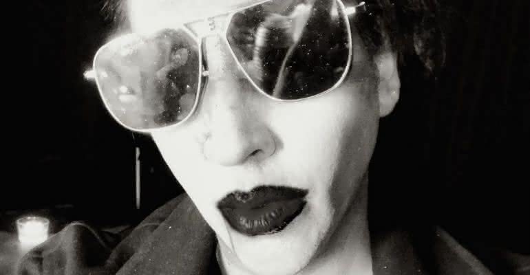Marilyn Manson em publicação no seu Instagram; cantor foi denunciado pela ex-namorada Evan Rachel Wood - Reprodução/Instagram