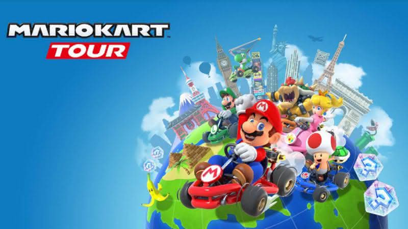 Cartaz de Mario Kart Tour, jogo mobile da Nintendo - Nintendo