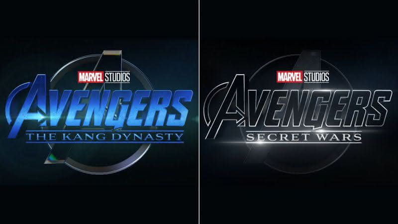 Logo de "Vingadores: Dinastia Kang" e "Vingadores: Guerras Secretas" - Divulgação/Marvel Studios