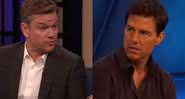 Matt Damon e Tom Cruise no programa americano Conan - Reprodução/YouTube