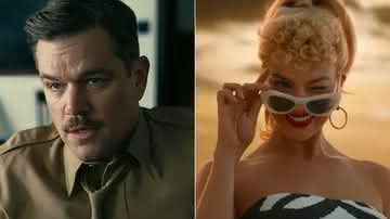 Matt Damon não acredita em rivalidade entre "Oppenheimer" e "Barbie": "As pessoas podem ver dois filmes" - Divulgação/Universal Pictures/Warner Bros. Pictures