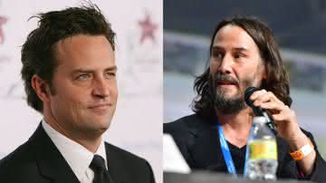 Matthew Perry se desculpa por ataques a Keanu Reeves em livro - Divulgação/Getty Images: Michael Buckner/Jerod Harris