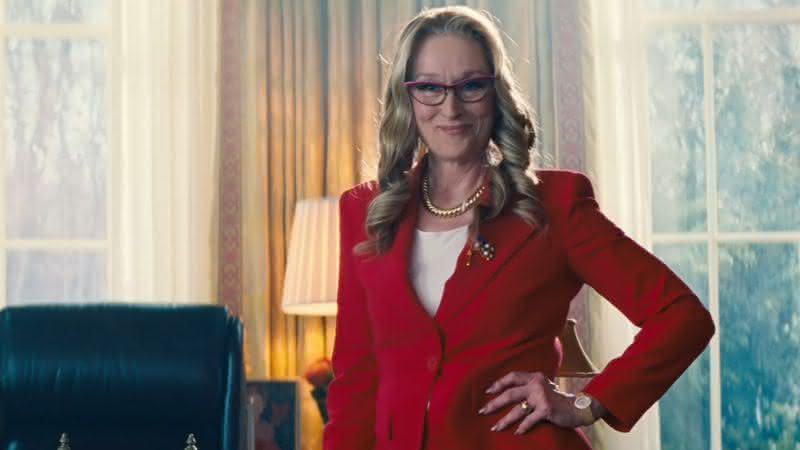 Meryl Streep interpreta a presidente dos Estados Unidos em "Não Olhe Para Cima" - Divulgação/Netflix