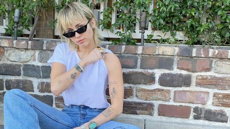 Miley Cyrus em publicação nas redes sociais - Reprodução/Instagram