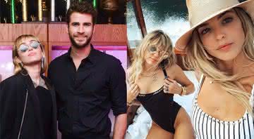 Amigo do casal disse que acha as fotos de Miley junto da modelo Kaitlynn "falsas'' (Reprodução/Instagram)