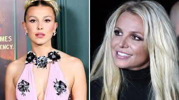 Millie Bobby Brown disse que seria um sonho poder interpretar Britney Spears - Reprodução: Getty Images/ Ethan Miller/ Theo Wargo