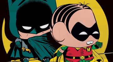 Cebolinha e Mônica em cartaz para a CCXP em homenagem ao Batman - Twitter/Wagner Loud
