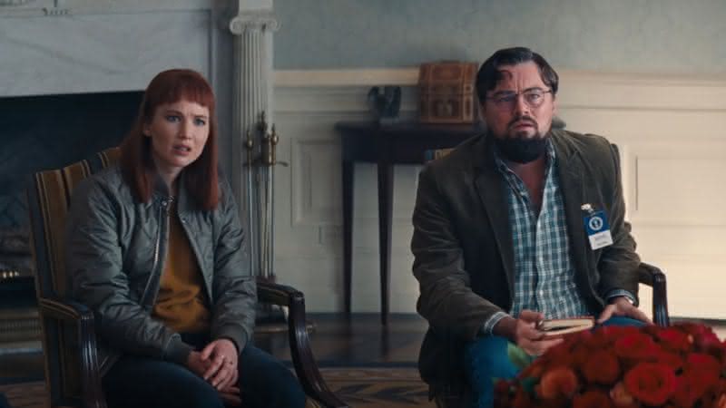 Leonardo DiCaprio e Jennifer Lawrence tentam alertar fim da humanidade em novo trailer de "Não Olhe Para Cima"; assista - Divulgação/Netflix