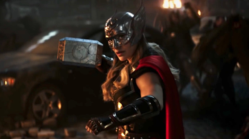 Jane Foster, a Poderosa Thor, também deve ter câncer em "Thor: Amor e Trovão" - Reprodução/Marvel Studios