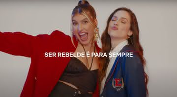 Giovanna Grigio e Sophia Abrahao participaram de diferentes versões de "Rebelde" - (Reprodução/Netflix)