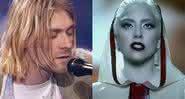 Kurt Cobain, do Nirvana, e Lady Gaga já ganharam como artistas revelação no prêmio. Crédito: Reprodução/YouTube