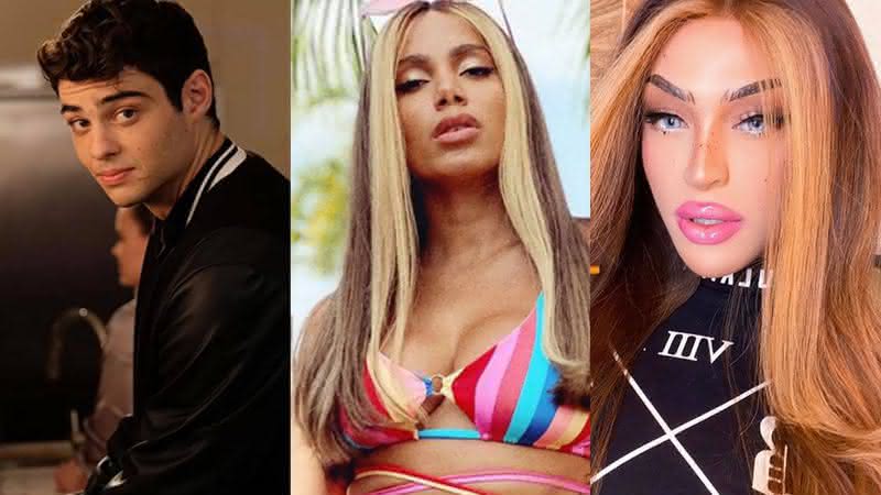 Noah Centineo, Anitta e Pabllo Vittar estão confirmados no Tudum Netflix - Divulgação/Netflix/Instagram