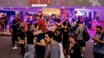 O Outback participa da CCXP22, sendo o terceiro ano consecutivo que o restaurante marca presença no evento - Reprodução: Instagram