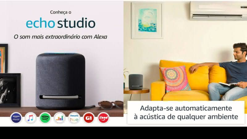 Echo Studio: conheça o novo eletrônico da Amazon - Reprodução/Amazon