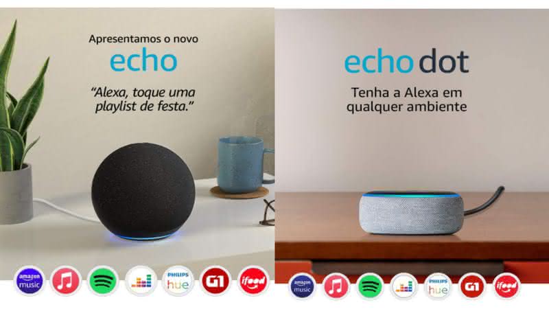 Echo Dot: confira as maiores diferenças entre a 3ª e a 4ª geração da Alexa - Reprodução/Amazon