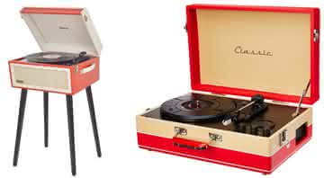 6 modelos super vintage de toca-discos para você ter em casa - Reprodução/Amazon