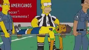 "Os Simpsons" previu lesão de Neymar na Copa do Mundo - Reprodução: Star+