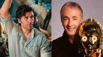 Em entrevista, Oscar Isaac falou sobre último dia no set ao lado de Anthony Daniels, que interpretou o andróide C-3PO em todos os filmes de Star Wars - Lucasfilm