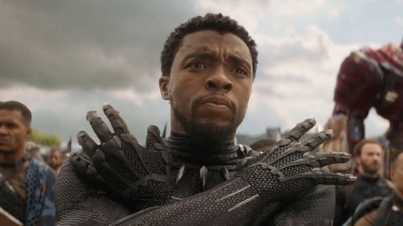 Chadwick Boseman como Pantera Negra - Divulgação/Marvel