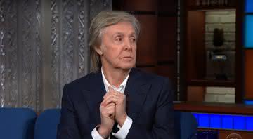 Paul McCartney em entrevista a Stephen Colbert - Reprodução/YouTube