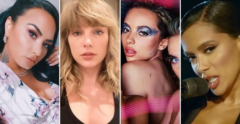 Demi Lovato, Taylor Swift, Dua Lipa e Anitta estão entre as melhores performances de 2020 - Reprodução/Instagram