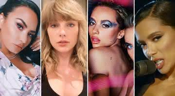 Demi Lovato, Taylor Swift, Dua Lipa e Anitta estão entre as melhores performances de 2020 - Reprodução/Instagram