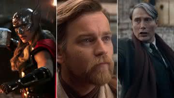 Prévia de "Thor: Amor e Trovão"; surpresas em "Obi-Wan Kenobi"; e mais notícias do dia - Divulgação/Marvel Studios/Disney+/Warner Bros