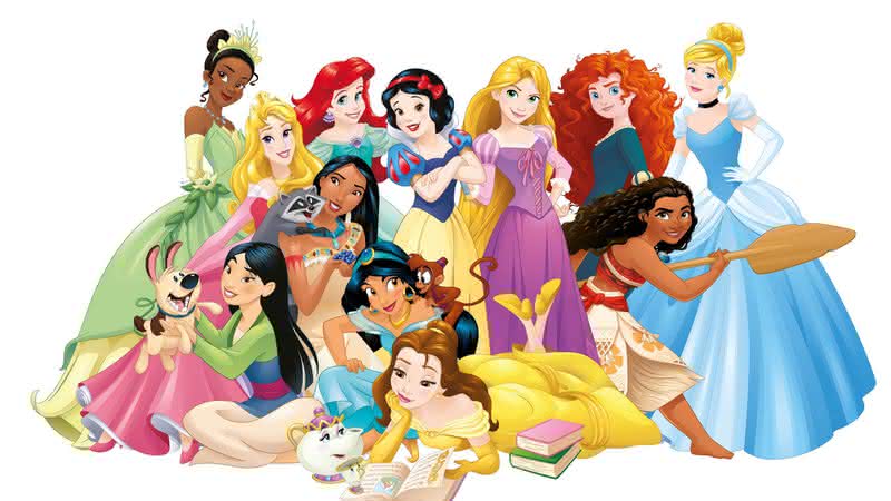 As princesas da Disney reunidas em montagem - Divulgação