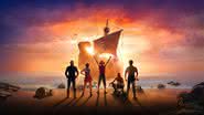 Navio dos Chapéu de Palha de "One Piece" será exibido na praia de Copacabana, no Rio de Janeiro - Divulgação/Netflix