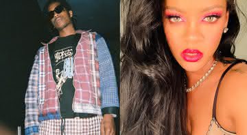 Rihanna e A$AP Rocky - Reprodução/Instagram