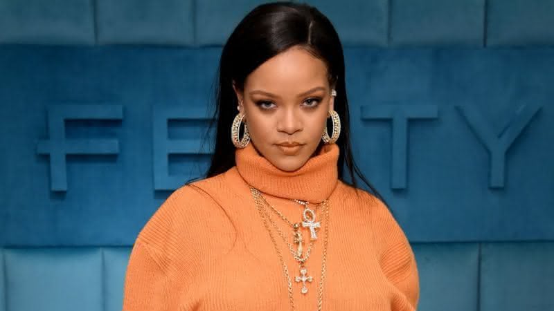 Rihanna está grávida de seu primeiro filho com o rapper A$AP Rocky - Divulgação/Dimitrios Kambouris/Getty Images for Bergdorf Goodman