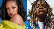 As cantoras Rihanna e Koffee - Divulgação/Fenty Beauty/OriginalKoffee.com