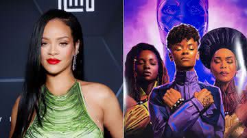 Rihanna pode ter duas músicas inéditas na trilha sonora de "Pantera Negra 2" - Divulgação/Getty Images: Rich Fury/Marvel Studios