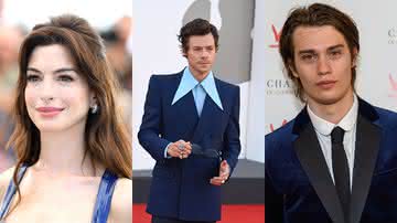 Anne Hathaway e Nicholas Galitzine farão par romântico em romance ds Amazon Prime Video - Reprodução: Getty Images/ Pascal Le Segretain/Kate Green/Rich Fury