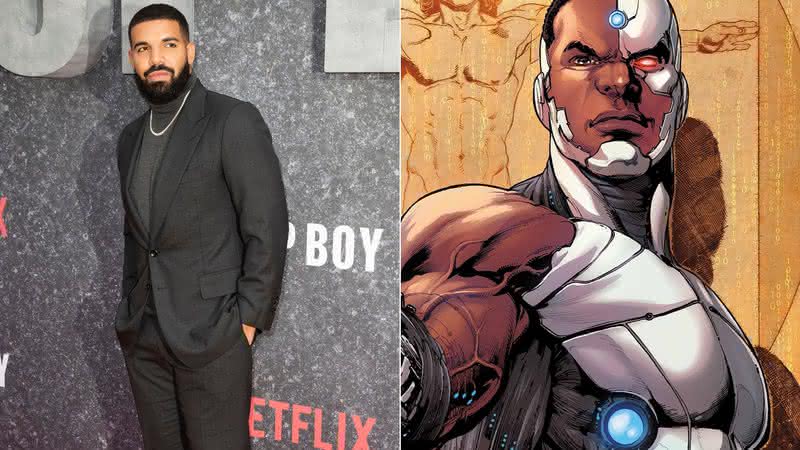 Sabia que Drake quase viveu o Ciborgue em série da DC? - Divulgação/Getty Images: Photo by John Phillips/DC Comics