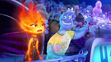 Nova animação da Pixar, "Elementos" chega aos cinemas brasileiros em junho deste ano e será a primeira comédia romântica do estúdio - Divulgação/Disney-Pixar