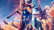 Pôster oficial de "Thor: Amor e Trovão" - Divulgação/Marvel Studios