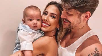Gabi Brandt e Saulo Poncio estão casados há pouco mais de 1 ano e têm um filho, Davi - Instagram