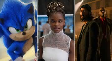 Trailer de "Sonic 2"; Letitia Wright não quer se vacinar; cena inédita de "Matrix 4; e mais - Divulgação/Paramount Pictures/Marvel Studios/Warner Bros.