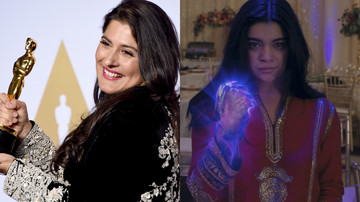 Sharmeen Obaid-Chinoy, vencedora do Oscar em duas ocasiões, foi escolhida para contar a história da família de Kamala Khan em "Ms. Marvel" - Jason Merritt/Getty Images/Marvel Studios