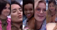 Curiosas, sisters discutiram o que perguntarão às famílias após o Big Brother Brasil 20 - Reprodução/Globoplay