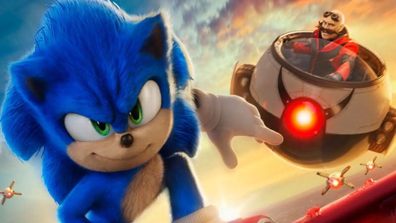 "Sonic 2": Turma da Mônica faz crossover e recria pôster de filme do ouriço azul - Divulgação/MSP/Paramount Pictures